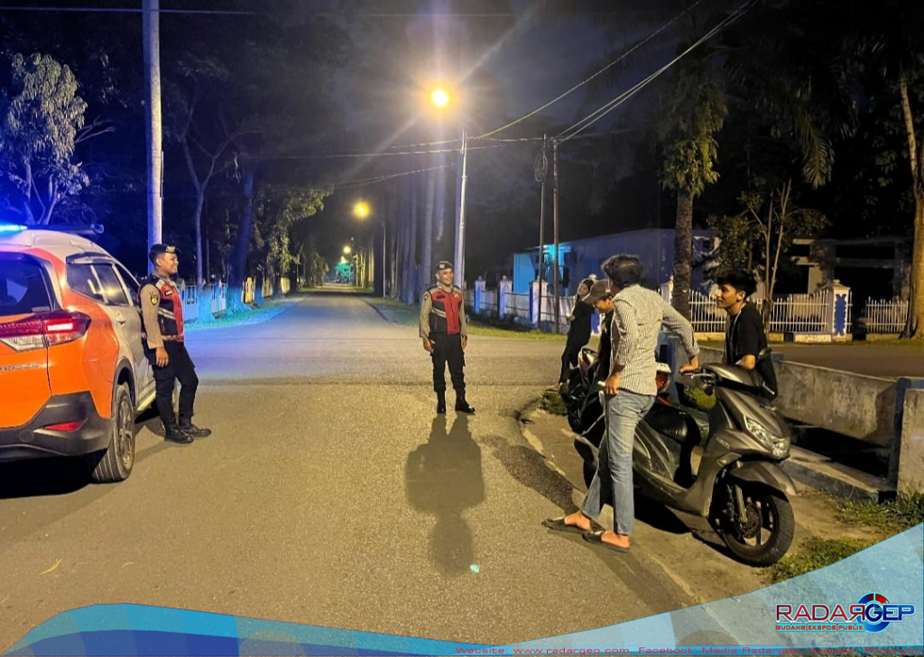 Ciptakan Rasa Aman Dan Nyaman Polresta Deli Serdang Laksanakan Patroli Blue Light